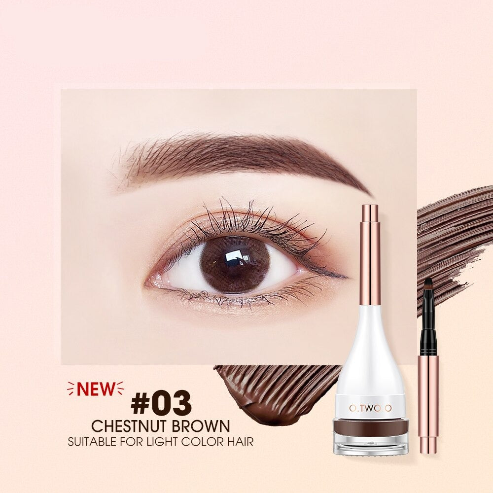 1 PCS Professional Series Eyelash Eyebrow Cream Waterproof Long-lasting Natural Dye Eye Brows Gel Tinted Makeup Cream Eyebrows