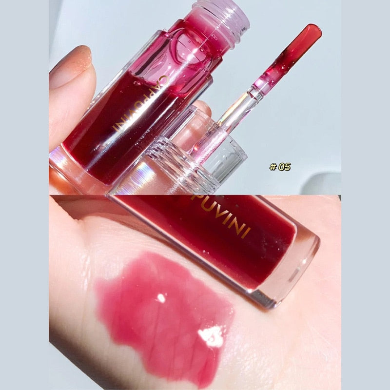 3/1 Pcs Crystal Jelly Lip Gloss Shiny Clear Mirror Moisturizing Glitter Liquid Lipstick Lips Oil Tint Care Makeup Wholesale