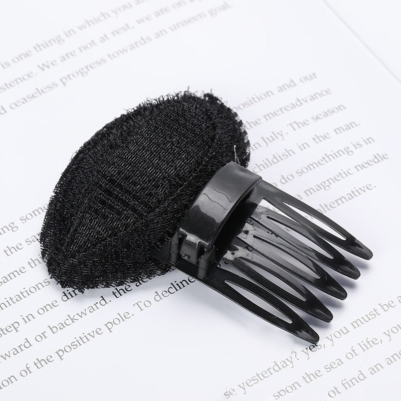 Forehead Hair Volume Fluffy Puff Sponge Pad Hair Styling Bump Foam Sponge Comb Clip Insert Base DIY Tools Hair Accessories