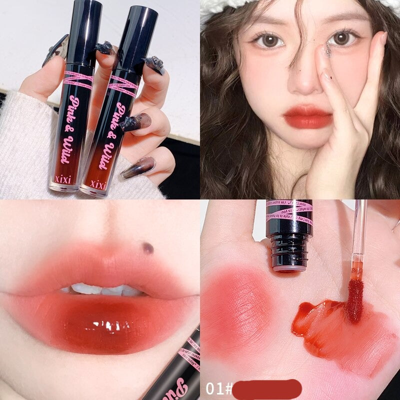 Hydration Mist Lip Gloss Watery Matte Lipgloss Waterproof Non-stick Smooth Liquid Lipstick Lip Makeup Longwear Velvet Lip Tint