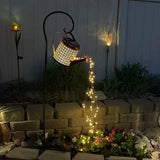 Oklulu  Solar Watering Can Light Hanging Kettle Lantern Light Waterproof Garden Decor Metal Retro Lamp for Outdoor Table Patio Lawn YarD