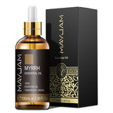 100ml with Dropper Myrrh Pure Natural Essential Oils Commiphora Myrrha Aromatherapy Essential Oil Refreshing Up Brain