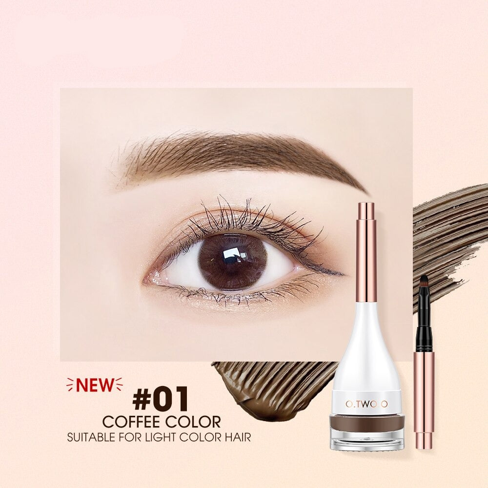 1 PCS Professional Series Eyelash Eyebrow Cream Waterproof Long-lasting Natural Dye Eye Brows Gel Tinted Makeup Cream Eyebrows