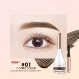 1 PCS Professional Series Eyelash Eyebrow Cream Waterproof Long-lasting Natural Dye Eye Brows Gel Tinted Makeup Cream Eyebrows