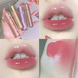 8 Colors Moisturizing Lip Gloss Crystal Jelly Oil Lip Tint Long-lasting Waterproof Lipstick Lips Plumper Extreme Korean Makeup