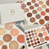 New Blush Palette Mineral Pigment Blendable Makeup Supplies 8 Colors Silky Powder Finish Beauty Blush Palette for Party