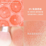 NEW Face Blush Liquid Makeup Waterproof Orange Peach Blsher Cream Contour Palette Red Cheek Tint Korean Make Up