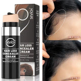 Hair Line Concealer Cream 5 Colors Instantly White Hair Root Cover Up Hairline Shadow Touch Up Powder Creamy 30ml