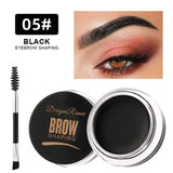 Natural Eyebrow Gel Wax Brow Soap 6 Color Tint Eyebrow Enhancers Waterproof Makeup Soap Brow Lift With Brush Make-up For Women