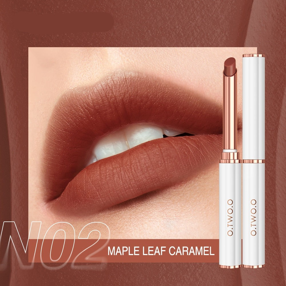 Matte lipstick long lasting 24h No Transfer Lip Tint Waterproof Lip Balm Moisture Nude 6g Lip Gloss For Woman Makeup