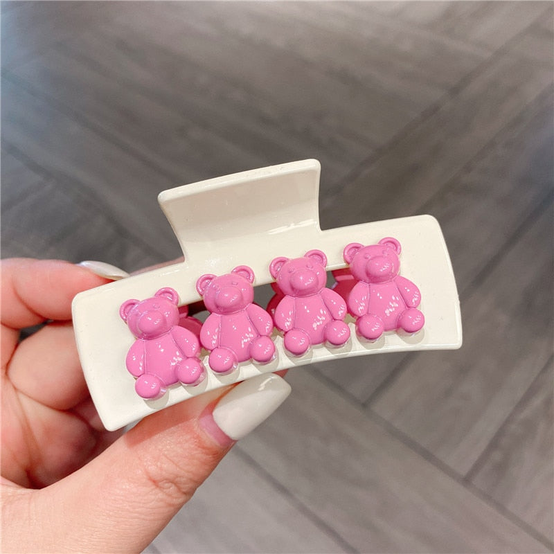 Acetate Camellia Hair Claw Clip Clamp For Women Girl Flower Handmade French Fashion Head Accessories Mujer Wholesale