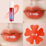 6 Colors Lip Glaze Matte Long Lasting Moisturizing Lip Gloss Glitter Dyed Liquid Lipstick Lip Oil red Lips Tint Care Makeup