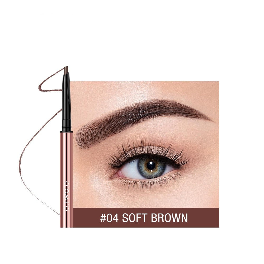 Eyebrow Pencil Waterproof Natural Long Lasting Ultra Fine 1.5mm Eye Brow Tint Cosmetics Brown Color Brows Make Up