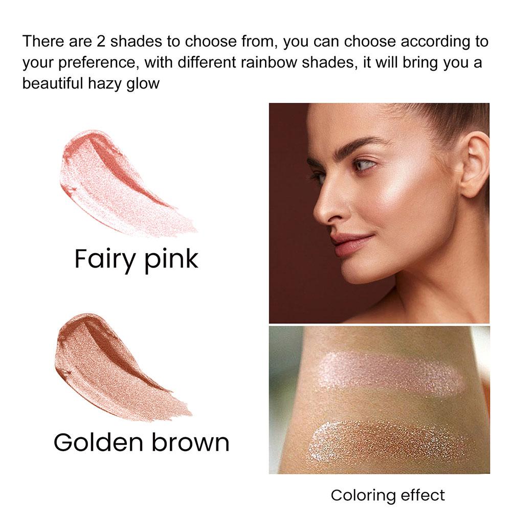 Highlighter Powder Fairy Powder Highlighter Powder Shimmer Contour Blush Powder Hree-Dimensional Repairing Blush For Girl Makeup