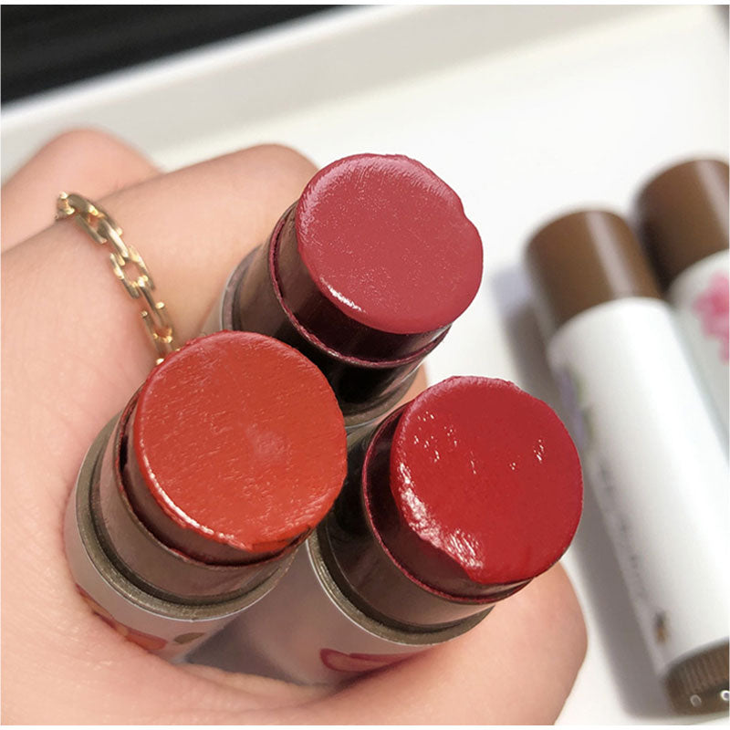 5 Color Cute Moisturizer Lipstick Waterproof Anti-Cracking Lip Balm Long Lasting Nourishing Lip Care Makeup Tool Wholesale