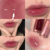 3/1 Pcs Crystal Jelly Lip Gloss Shiny Clear Mirror Moisturizing Glitter Liquid Lipstick Lips Oil Tint Care Makeup Wholesale