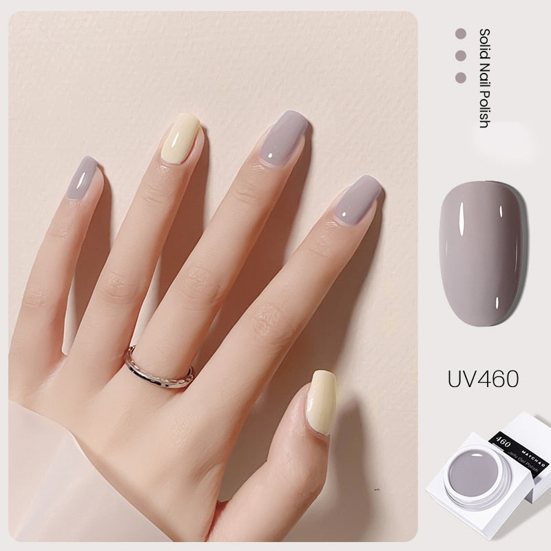 Oklulu 10g Gel Nail Painting Creamy Gel Full Coverage Pure Color Paint Gel Soak Off UV Solid Nail Gel Polish DIY For Nail Art