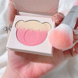 Lovely Bear Natural Matte Blusher Smooth Powder Pink Blush Long Lasting Waterproof Easy to wear Pigmented Cheek Makeup Cosmetics