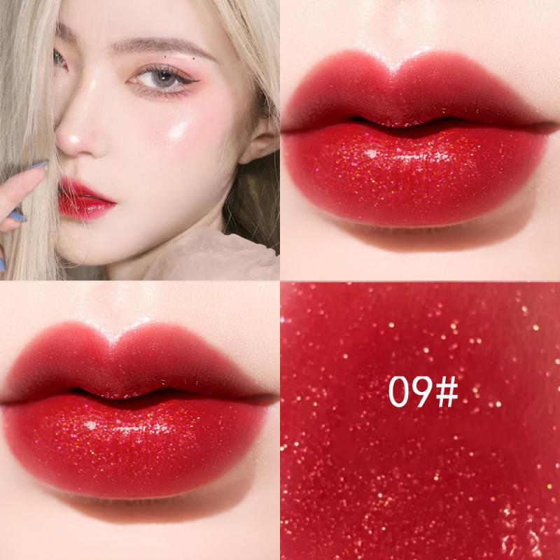 Mini 10 Colors Liquid Lip Gloss Waterproof Non-stick 24 Hours 1pc Long Lasting Velvet Matte Lipstick Lip Gloss Cosmetic Makeup