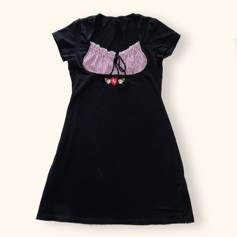 Kawaii Bow Mini Dress