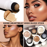 Face Highlighter Contour Stick 3 Colors Shimmer Highlight Makeup Long Lasting Natural Shading Contour Brighten Skin Cosmetics