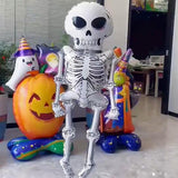 Large 86x165cm Skeleton Man Balloons Halloween Decorations Globos Scary Halloween Skull Ballons Halloween Party Home Decorations