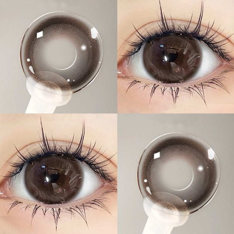 1 Pair High Quality Korea Nature Colored Contact Lenses Myopia Lenses Colored Cosmetics Beauty Pupil New