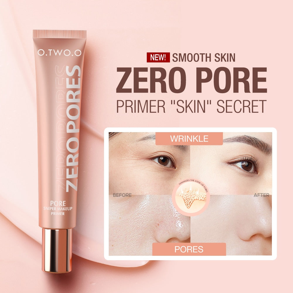 Face Primer Makeup Base 20ml Invisible Pore Smooths Fine Lines Oil-Control Brighten Moisture Primer for Face Cosmetics