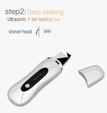 Skin Scrubber Beauty Cleaning Instrument Facial Ultrasonic Skin Scrubber Electric Peeling Shovel Pore Cleaner