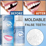 30ml Resin Temporary Tooth Repair Granules Teeth Gaps Missing Broken Tooth False Teeth Filling Moldable Solid Glue Dental Care