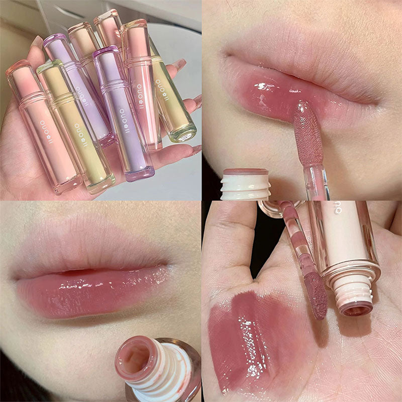 3/1 Pcs Crystal Jelly Lip Gloss Shiny Clear Mirror Moisturizing Glitter Liquid Lipstick Lips Oil Tint Care Makeup Wholesale