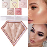 HANDAIYAN Smooth Diamond Highlighter Palette Fairy Powder Women Make up Face Brighten Body Glitter Professional Makeup Cosmetics