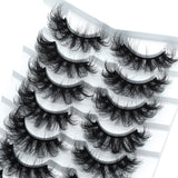 Lashes 5/7 Pairs Eyelashes Faux Mink Eyelashes Long Lasting Fluffy Mink Lashes Dramatic Volume lashes Extension Thick Long