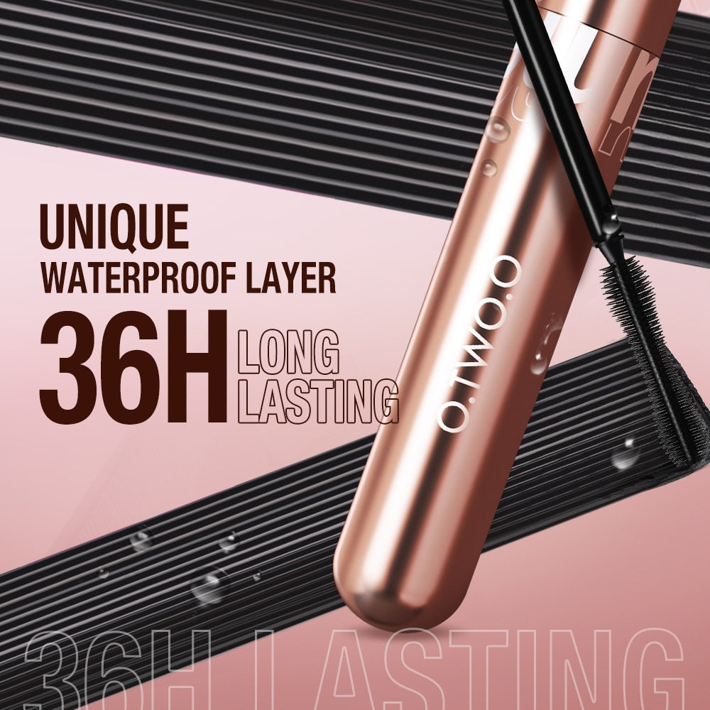 Mascara Waterproof 4D Silk Fiber Curling Volume Lashes Thick Lengthening  Nourish Eyelash Extension High Quality Makeup