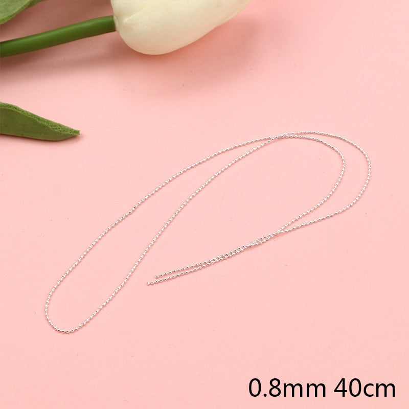 40cm Ultra-thin Nail Art Metal 0.8mm Steel Chain Nail Decor Ecorations Accessories Cutable Jewelry Drill Rhinestones for Nails