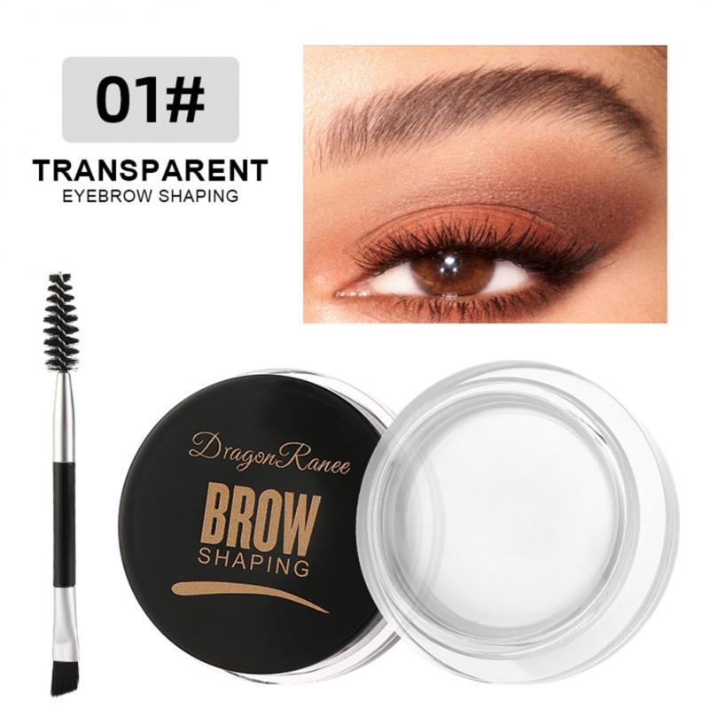 Natural Eyebrow Gel Wax Brow Soap 6 Color Tint Eyebrow Enhancers Waterproof Makeup Soap Brow Lift With Brush Make-up For Women