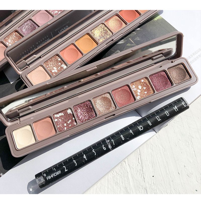 NOVO New Beauty 10 Colors Belonging Shimmer Matte Eyeshadow Palette Eye Shadow Makeup Waterproof