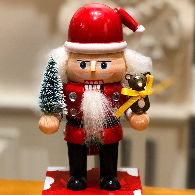 Wooden Snowman Santa Soldier Ornament 24 Days Christmas Countdown Advent Calendar Birthday New Year Desktop Decoration Xmas Gift