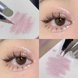 Makeup Highlight Lying Silkworm Pen Brighten Lasting Water Proof Light Pink Rose Diamond High Gloss Colored Eyeliner Pencil 1pcs