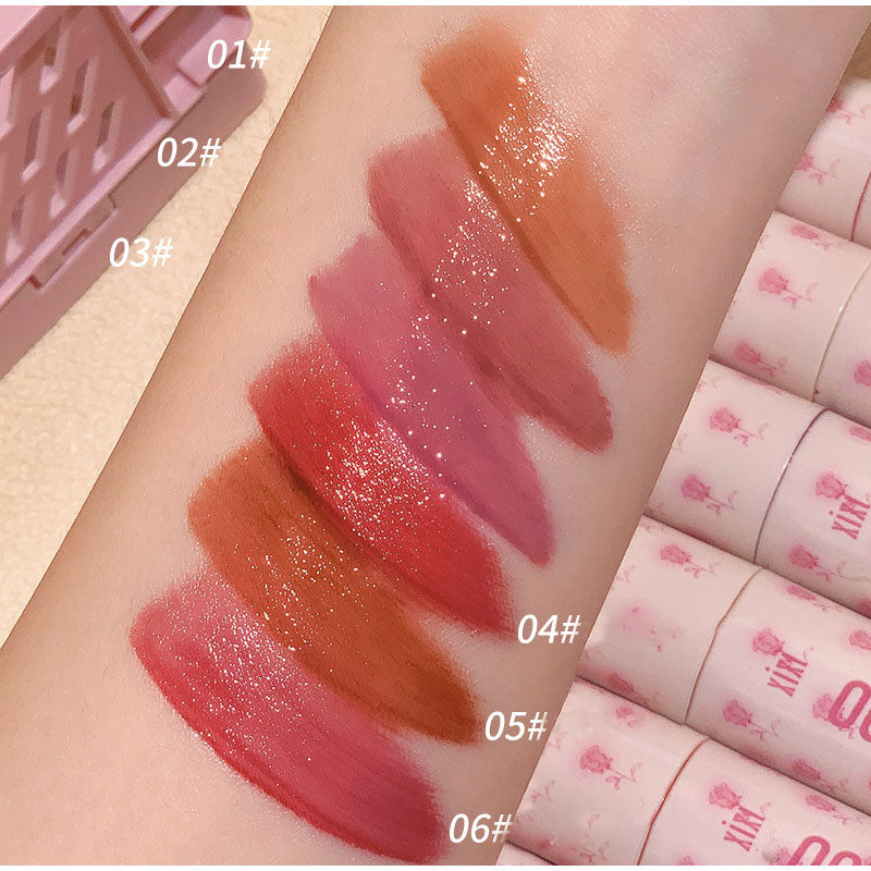 Crystal Jelly Lip Gloss Shiny Clear Mirror Moisturizing Glitter Liquid Lipstick Waterproof Lips Oil Tint Care Makeup