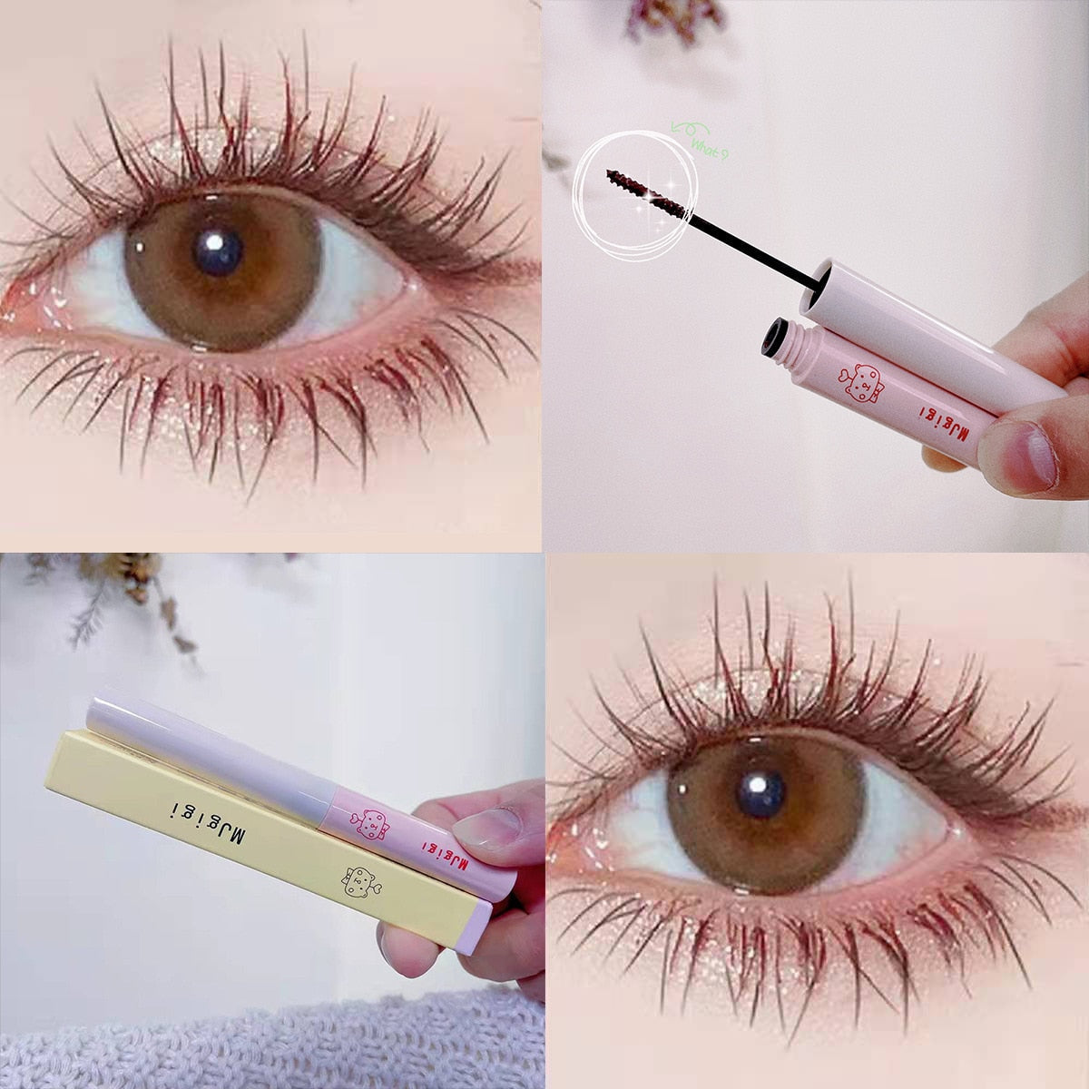 Korean Cosmetics Black Mascara Lengthens Eyelashes Extra Volume Waterproof Natural Lashes Female Professional Makeup Full Size