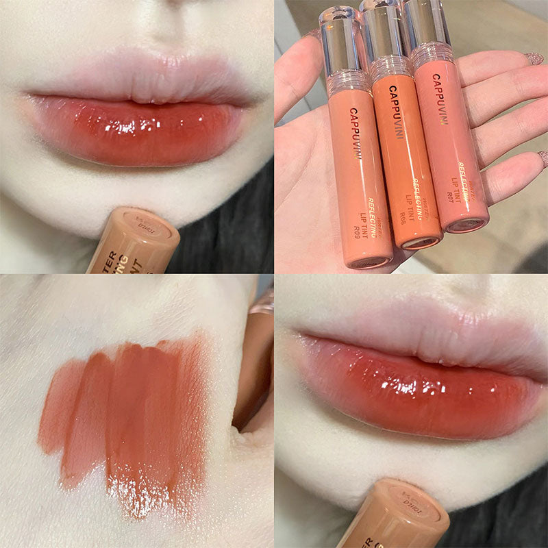 8 Colors Moisturizing Lip Gloss Crystal Jelly Oil Lip Tint Long-lasting Waterproof Lipstick Lips Plumper Extreme Korean Makeup