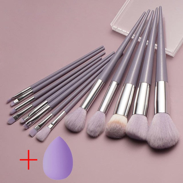New 13Pcs Makeup Brush Set Makeup Concealer Brush Blush Loose Powder Brush Eye Shadow Highlighter Foundation Brush Beauty Tools