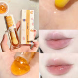 Milk Jelly Honey Lip Oil/Cream Set Moisturizing Reduce Lip Wrinkles Repair Chapped Lip Gloss Balm Lip Care Lip Plumper New