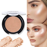Oklulu Shimmer Shine Highlighter Palatte Smooth Radiant Highlighter Makeup Powder Illuminator Body Glitter for Face Cheekbone
