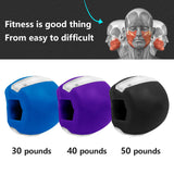 Food-grade Silica Gel Jaw Exercise Line Ball Muscle Trainin Fitness Ball Neck Face Toning  Jaw Muscle Training Face lift