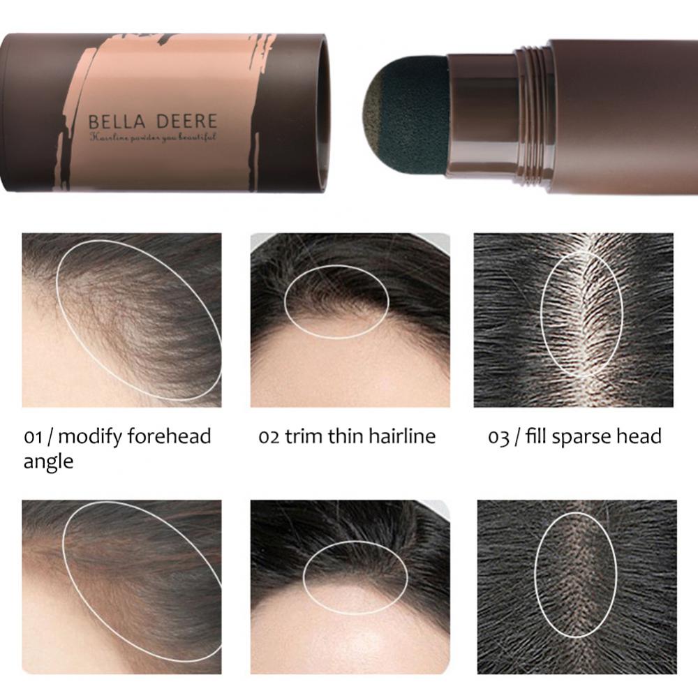 1PC NEW Hairline Powder Water Proof Hair Line Shadow Eyebrow Powder Black&Brown Unisex Instantly Hair Makeup Tool