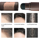 1PC NEW Hairline Powder Water Proof Hair Line Shadow Eyebrow Powder Black&Brown Unisex Instantly Hair Makeup Tool