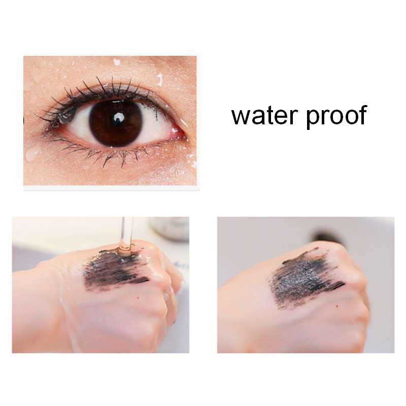 Waterproof Slender Curly Mascara Thick Eyelashes Makeup Lengthening Natural Lasting Non-smudge Mascara