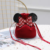 Cute Velvet Gift Bags for Wedding Party Favors Chocolate Candy Packing Bags with Bow Kawaii Accessories Jewelry Organizer